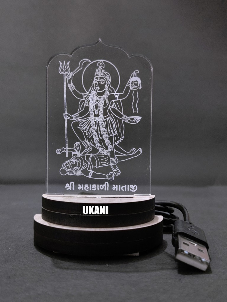 UKANI 3D USB MAHAKALI MAA Night Lamp for Car Office Desktop Gift Table Top 7 Color Change Light Size 3 Inch Night Lamp Price in India Buy UKANI 3D USB MAHAKALI MAA Night Lamp for