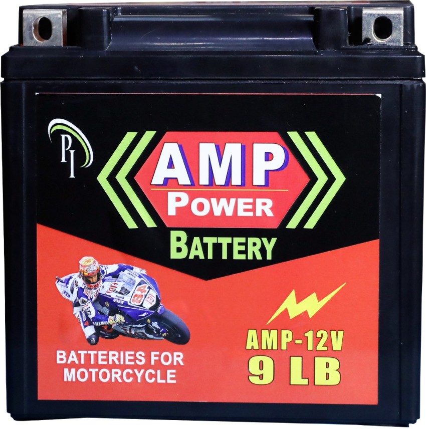 PI AMP POWER BATTERY 9 LB 12V 9 Ah Battery for Bike Price in India