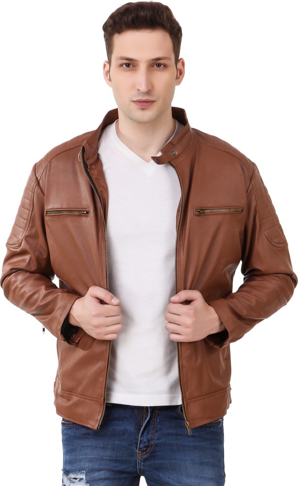 Leather coat clearance flipkart