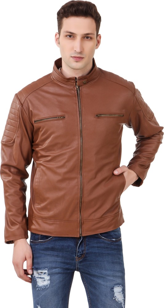 Flipkart leather jacket on sale price