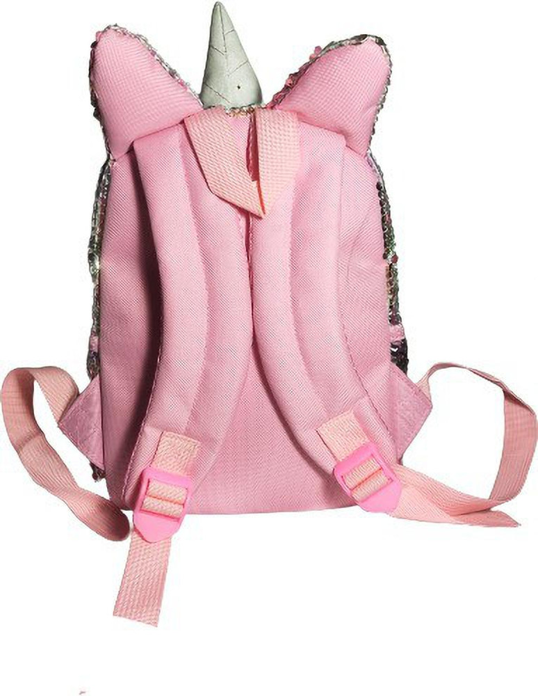 Flipkart jk shoping Unicorn glitter backpack for kids and girls pink glitter fancy bag Plush Bag Plush Bag