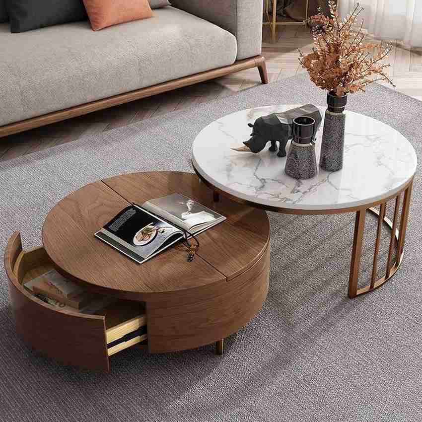 Rose gold store center table