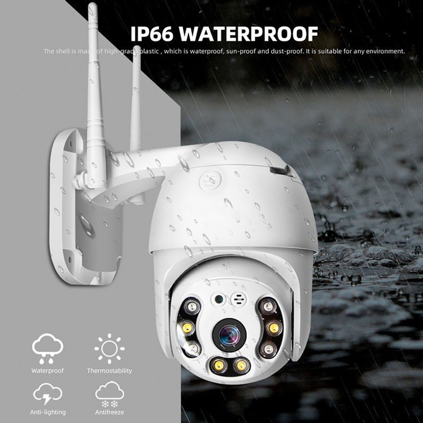 Rotating security camera top