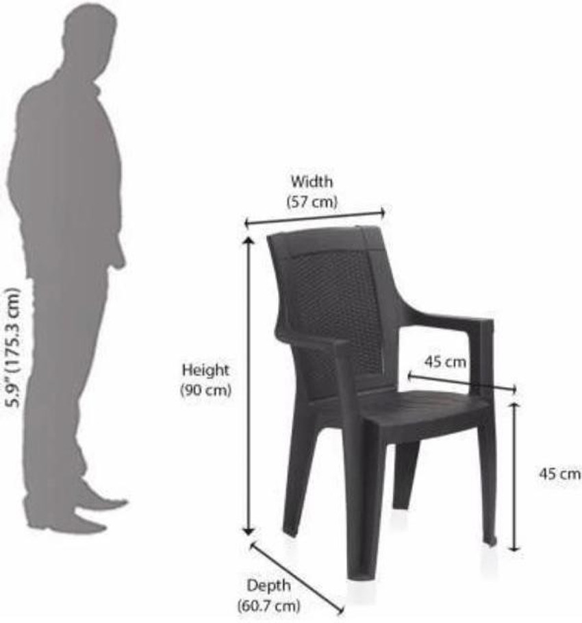 Nilkamal rosa brown 01 Plastic Outdoor Chair Price in India Buy