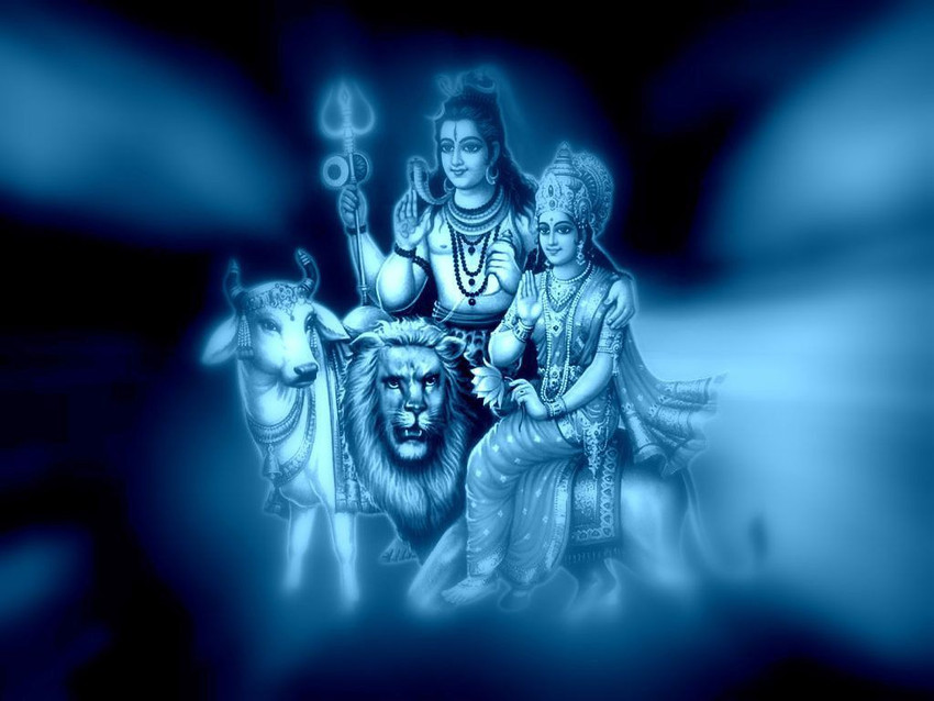 Mahadev deals parvati image