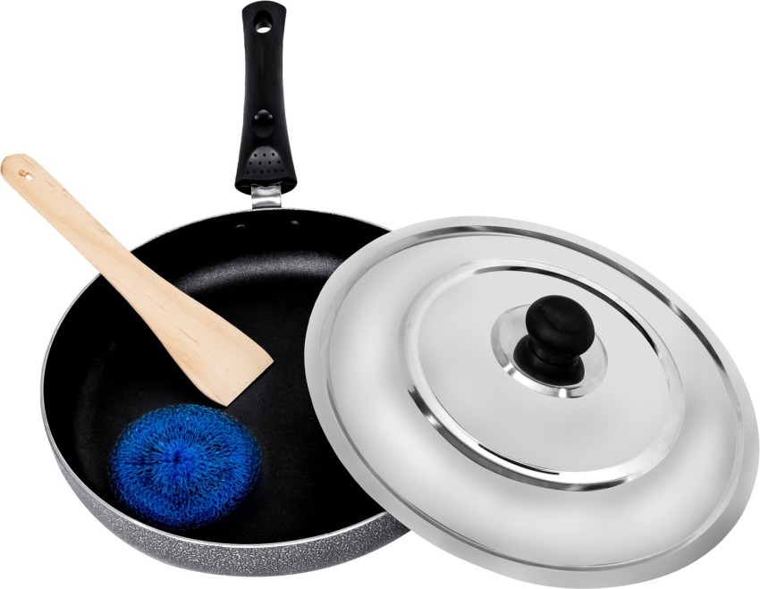 Rasoi Non-Stick Aluminum Hammer Tone Finish Dosa Tawa (3 mm)