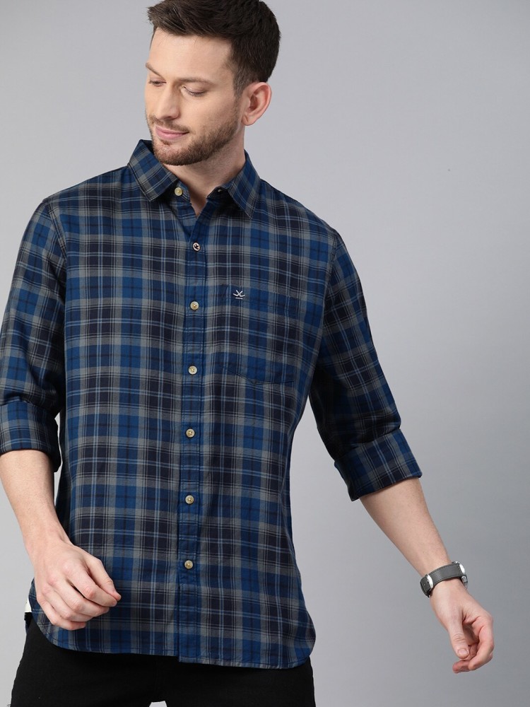 wrogn navy blue shirt