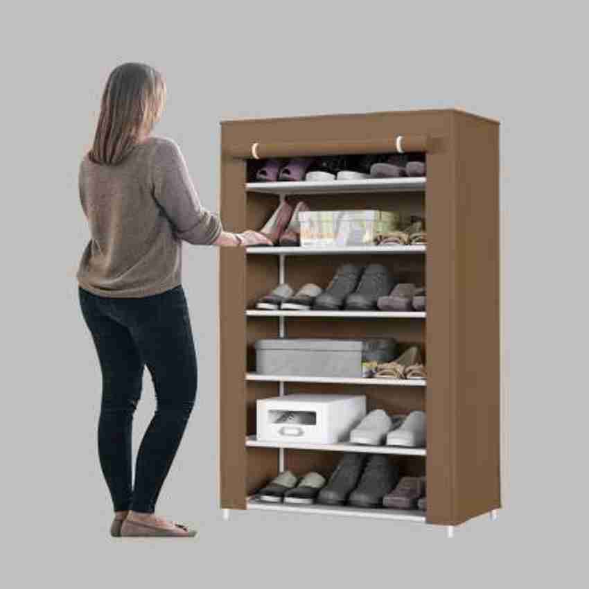 Philoshop shoe stand and chappal stand rack shelf Plastic Shoe