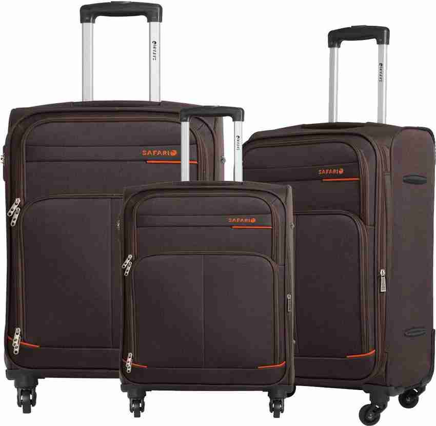 Safari 4 wheel trolley bags price store
