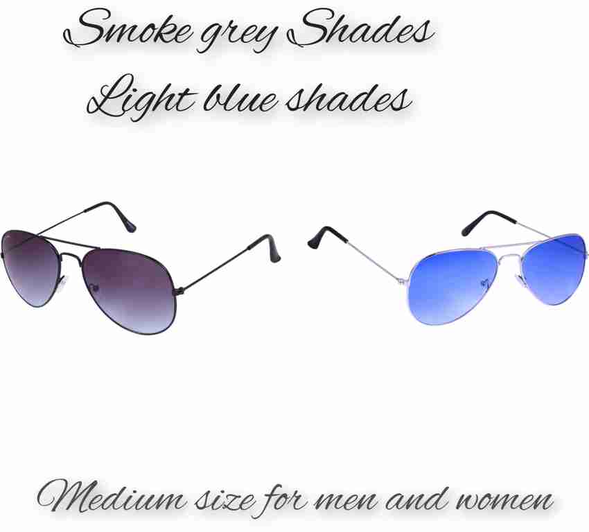 Buy coastal shades Aviator Sunglasses Blue Violet For Men Women