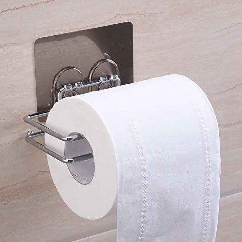 Stainless Steel Kitchen Roll Holder, Self-adhesive Or Drill