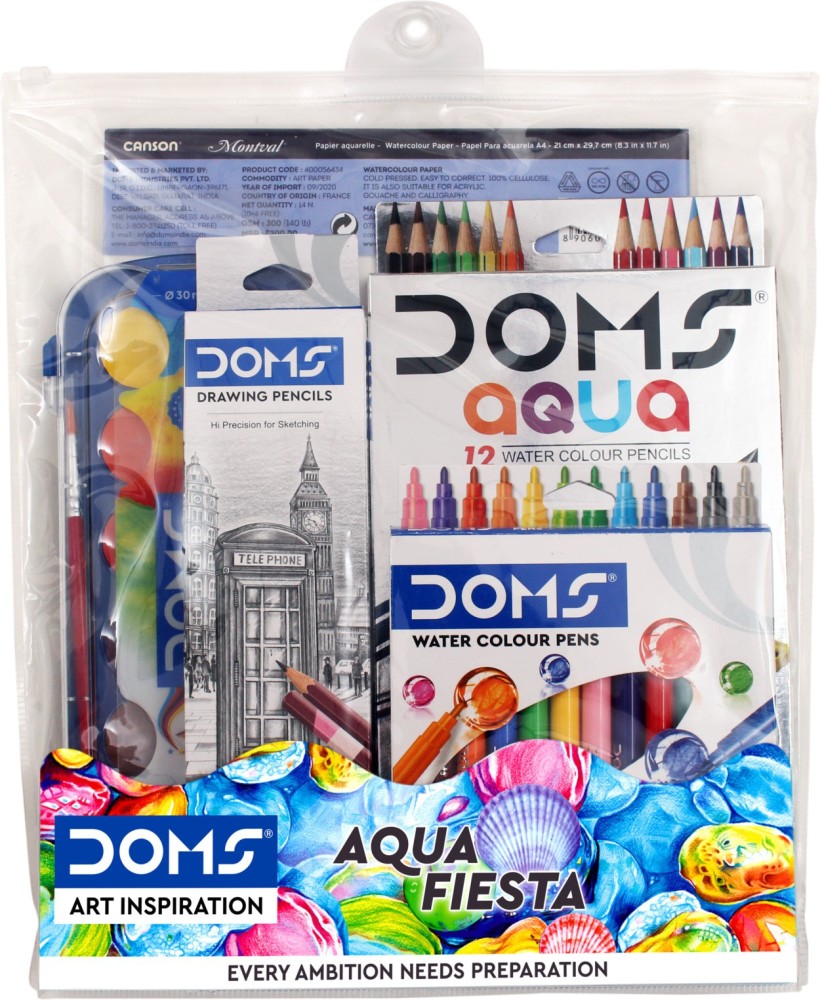 DOMS Water Colour & Utility Complete Painting Kit