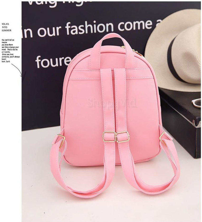 ShopyVid Latest new designer Handbag 12 L Backpack Pink Price in