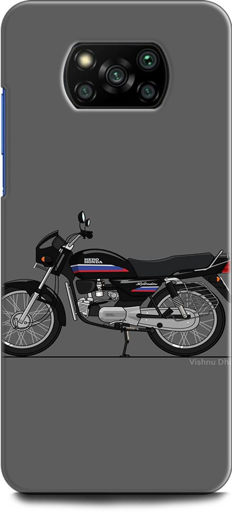 INDICRAFT Back Cover for POCO X3 Pro BIKE HERO SPLENDOR VINTAGE BLACK INDICRAFT Flipkart