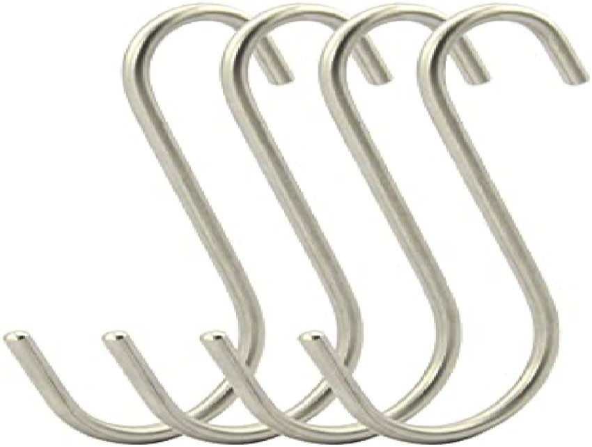 Q1 Beads 12 Pcs. Pure Stainless Steel S-Shaped Heavy Duty 4 S