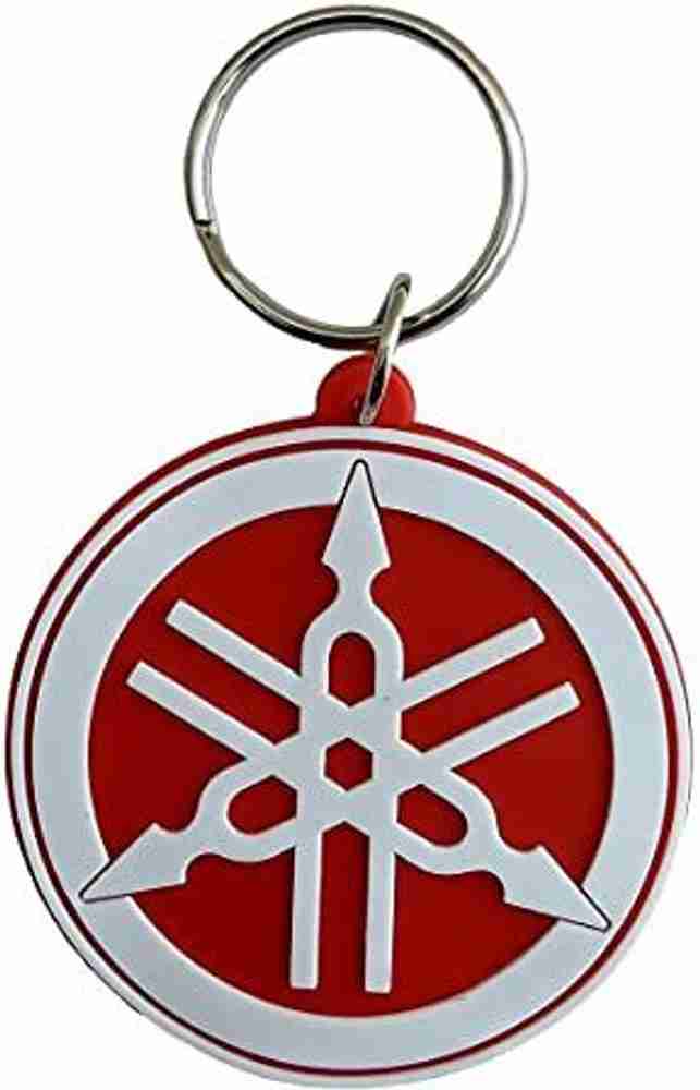 Tagnation Doublesided Rubber Yamaha Logo Red Premium Quality Key