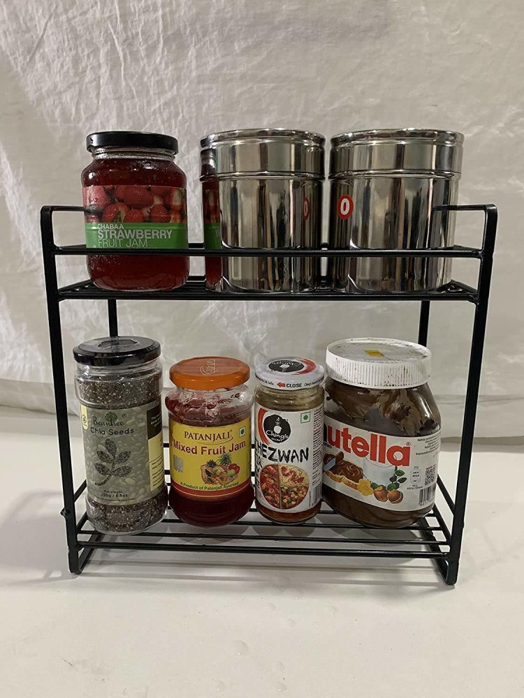 D&V ENGINEERING Utensil Kitchen Rack Iron 3-Tier Kitchen Storage Shelf Stand,  Kitchen Countertop Organizer, Spice Rack, Price in India - Buy D&V  ENGINEERING Utensil Kitchen Rack Iron 3-Tier Kitchen Storage Shelf Stand