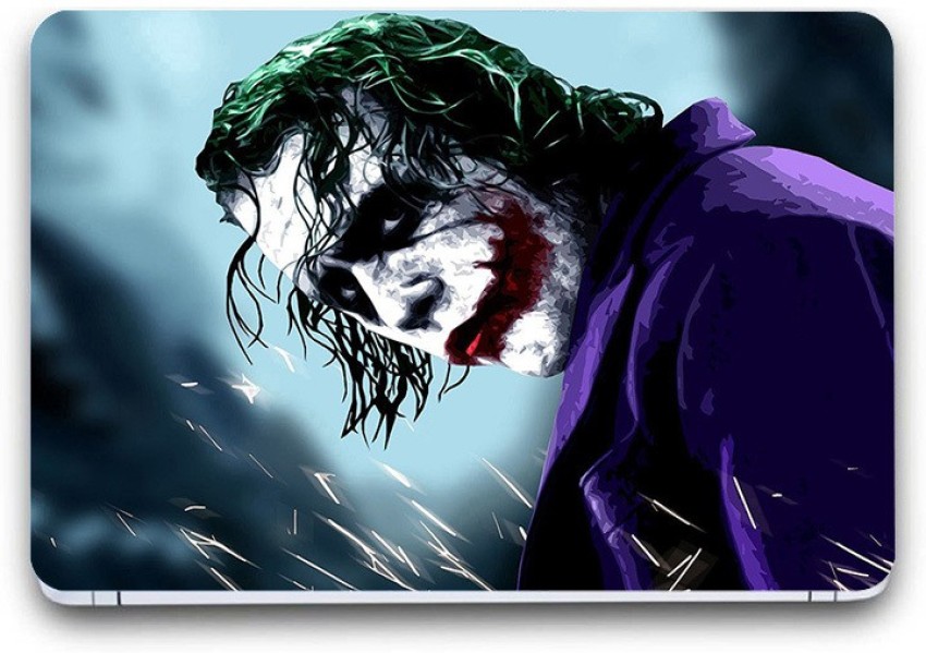 Pacific Arts Joker Laptop Skin Sticker Backside Wallpaper Cover Decal  Waterfall Bubble Free HD Laptop Skin Sticker Backside for All Brands HP,  Dell, Apple, Lenovo, Acer, Asus 16 x 11 : Amazon.in: