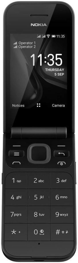 BNIB Nokia 2720 Flip Dual SIM 4GB Grey Factory Unlocked Classic 4G/LTE  Simfree
