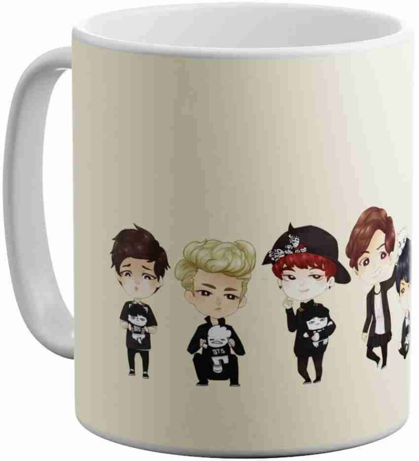 craft maniacs BTS CARTOON BOYS ART 350 ML MUG | OFFICIALLY ...