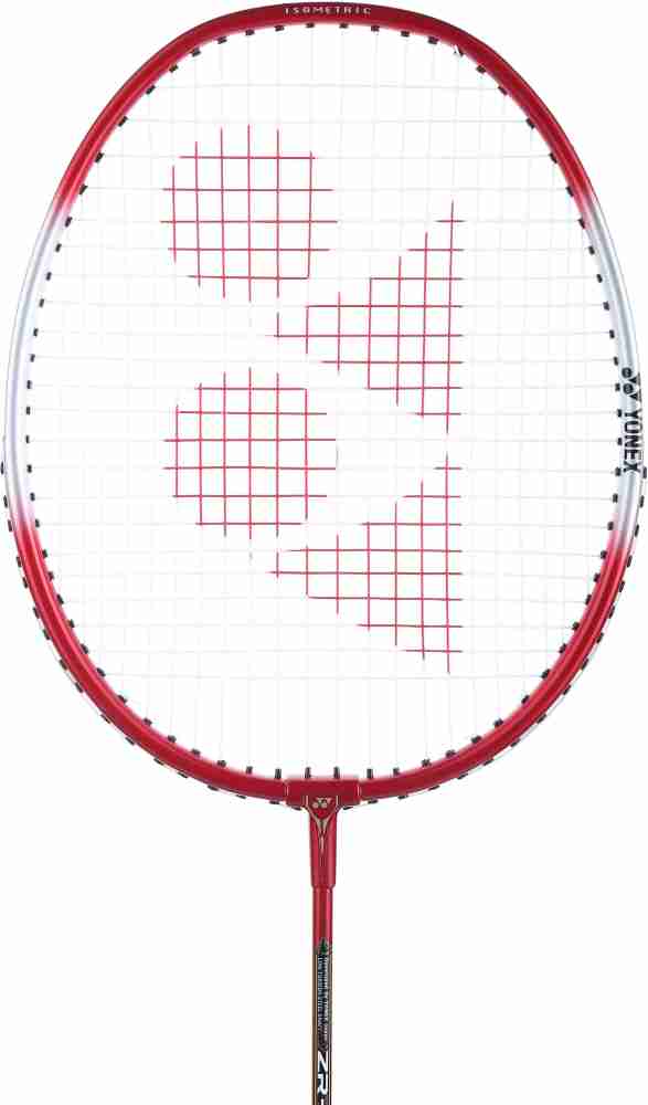 YONEX ZR-100 Light Red, Grey, Silver Strung Badminton Racquet