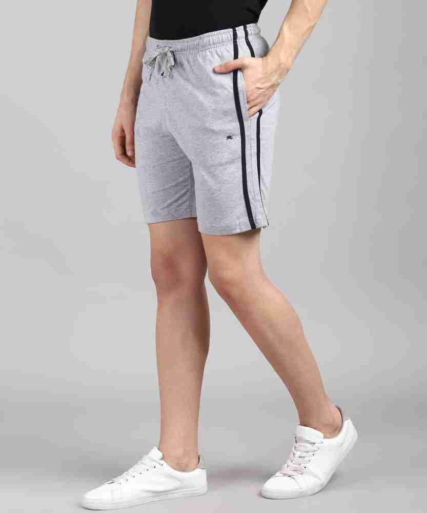 Mens grey lacoste shorts hotsell