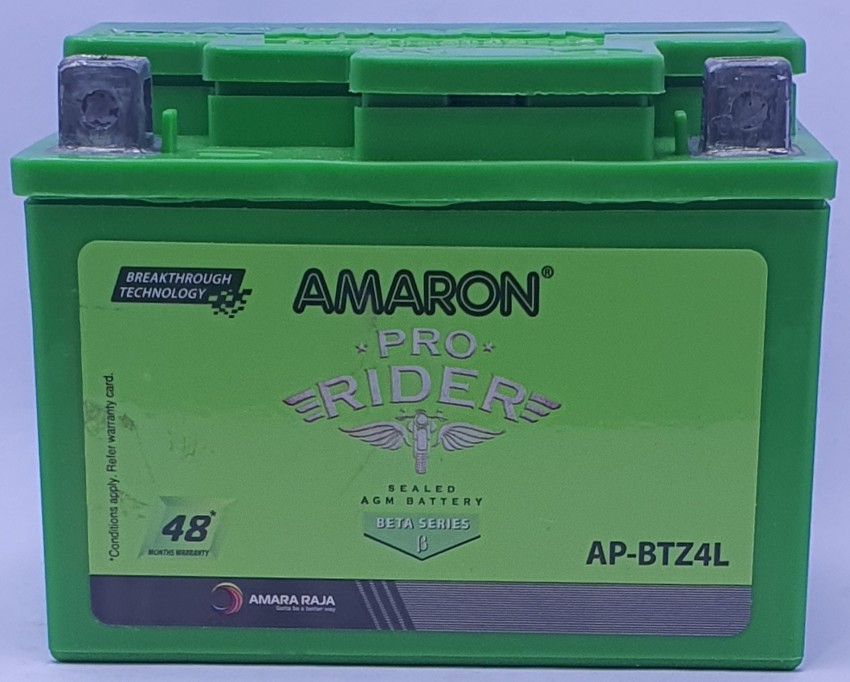 amaron BTZ 4L BATTERIES 4 Ah Battery for Bike Price in India - Buy amaron  BTZ 4L BATTERIES 4 Ah Battery for Bike online at