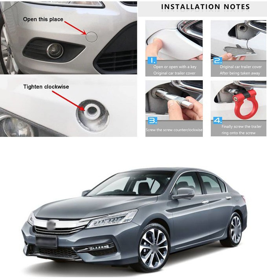 Honda accord shop front tow hook