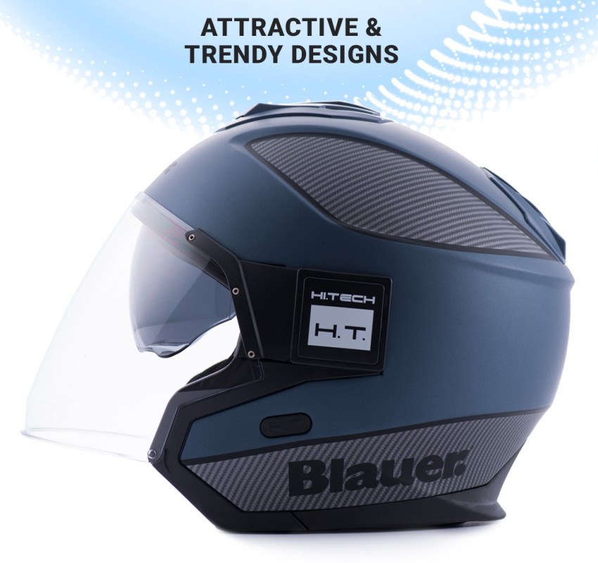 Casco moto best sale jet blauer