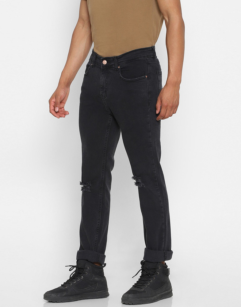 Forever 21 black shop ripped jeans