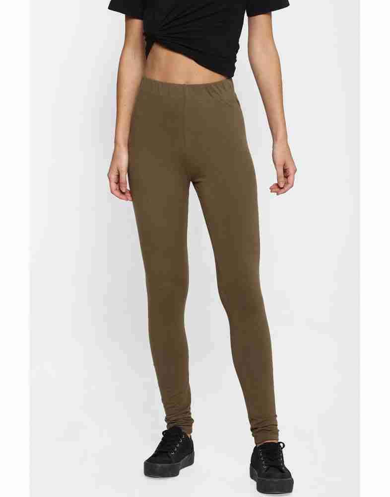 Brown leggings store forever 21