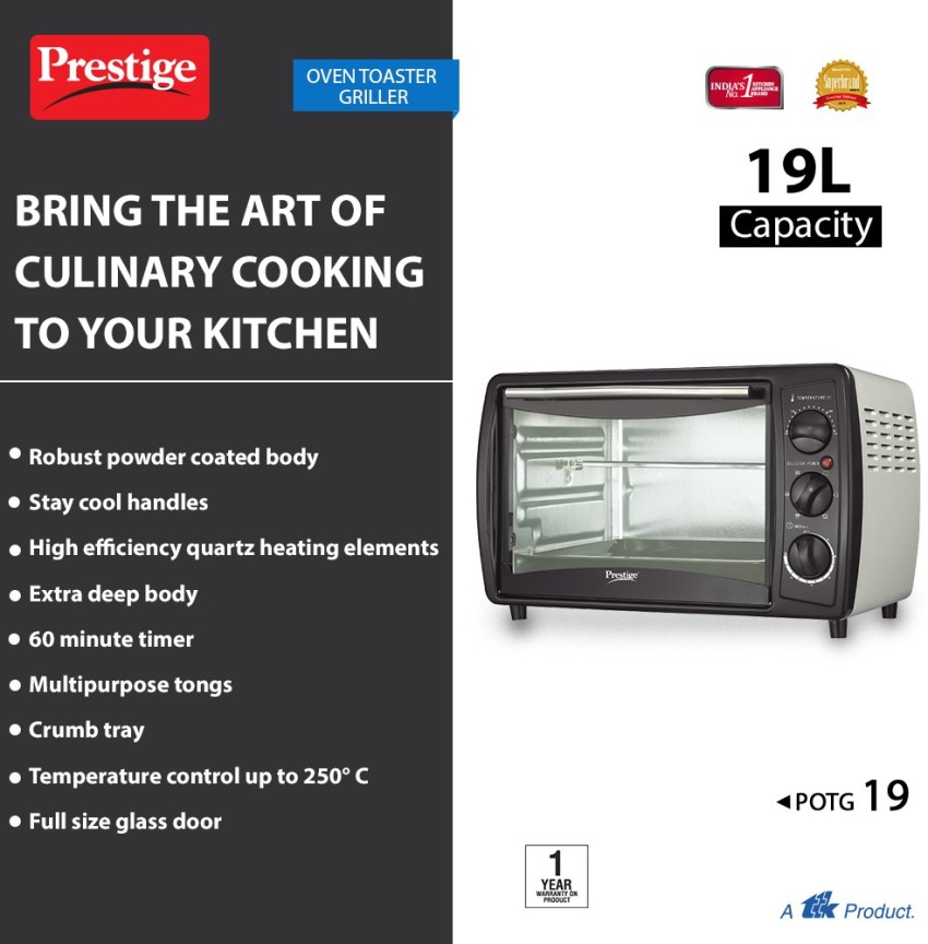 prestige otg oven 19 litre