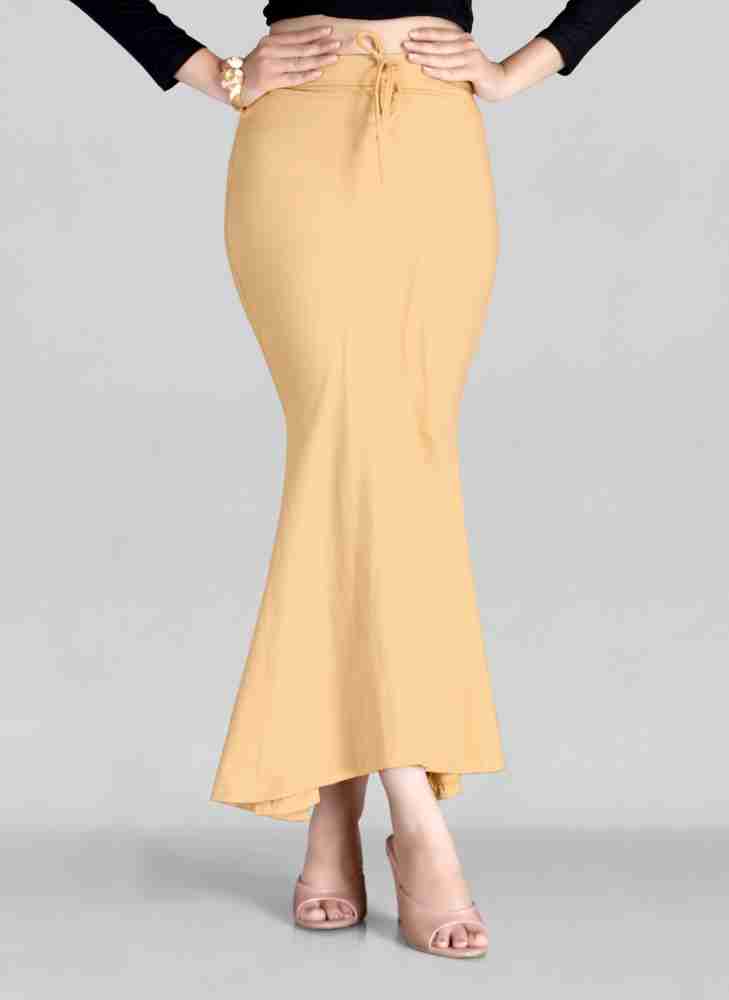 SCUBE DESIGNS Pleated Saree Shapewear Silhoutte Black (XL) Lycra Blend  Petticoat Price in India - Buy SCUBE DESIGNS Pleated Saree Shapewear  Silhoutte Black (XL) Lycra Blend Petticoat online at