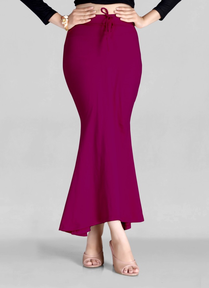 SCUBE DESIGNS Women Saree Shapewear Baby Pink (XXL) Lycra Blend