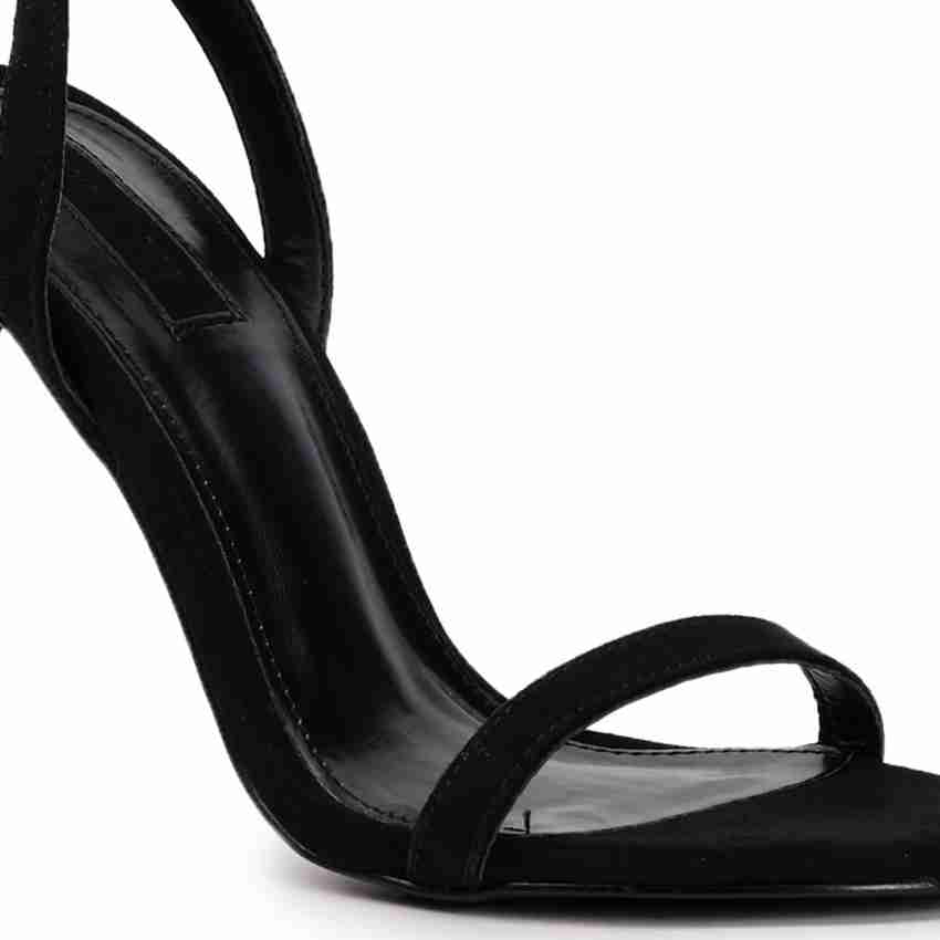 Forever 21 black strappy heels hotsell