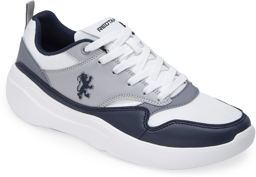Red tape grey sneakers discount