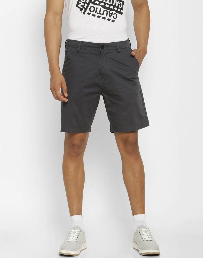 FOREVER 21 Solid Men Black Regular Shorts Buy FOREVER 21 Solid