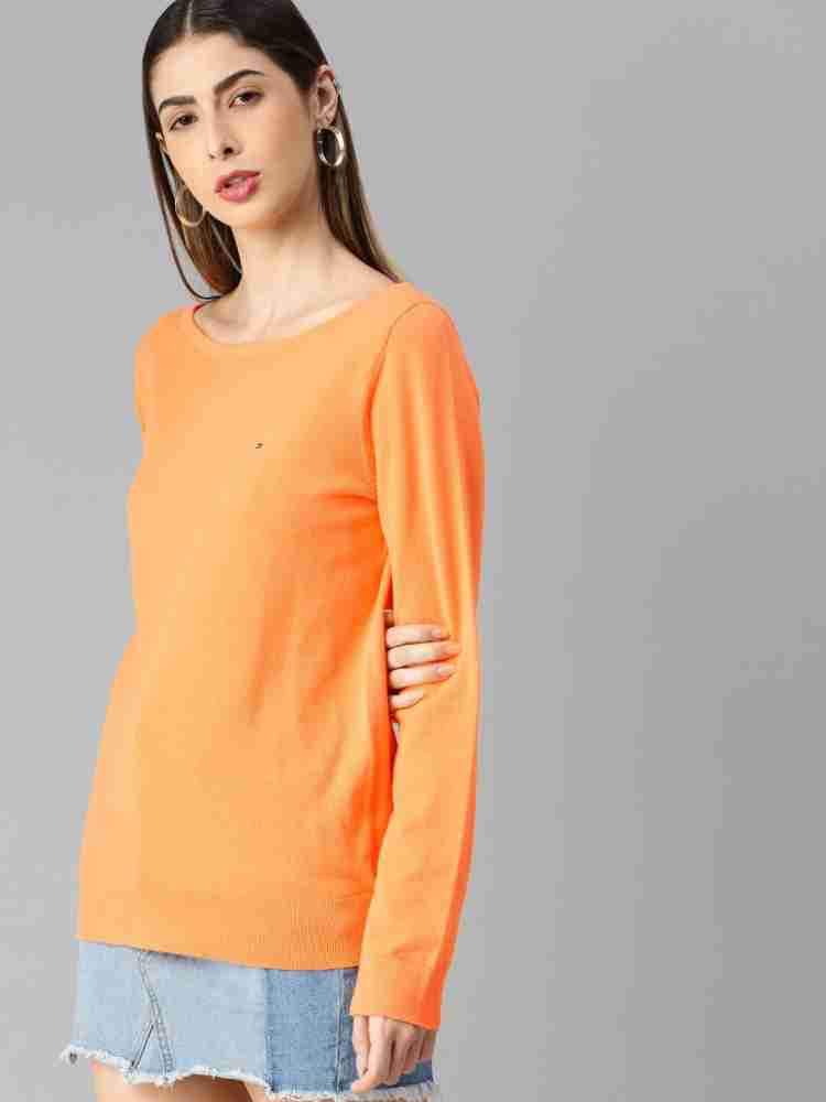 Orange tommy 2025 hilfiger jumper