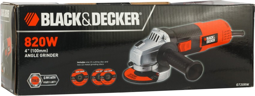 Buy Black and Decker Angle Grinder 820 W (G720R-IN) Online at Best