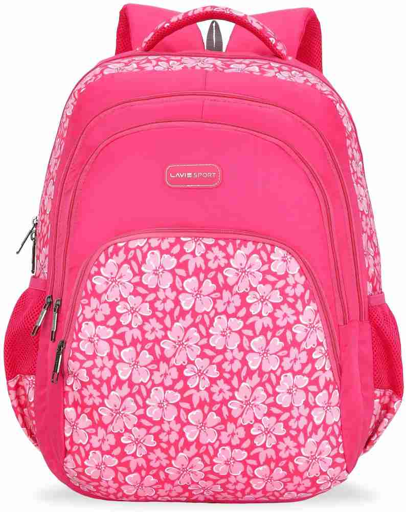 Lavie school 2025 bags pink