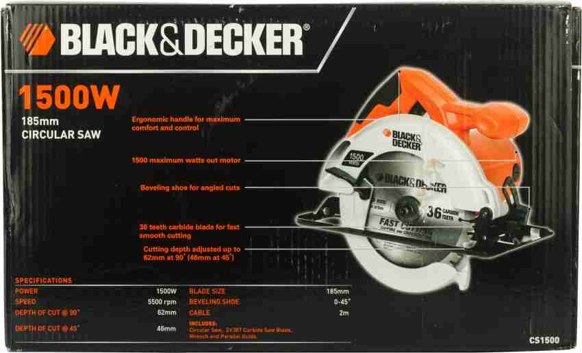 BLACK DECKER CS1500 IN Wood Cutter Price in India Buy BLACK