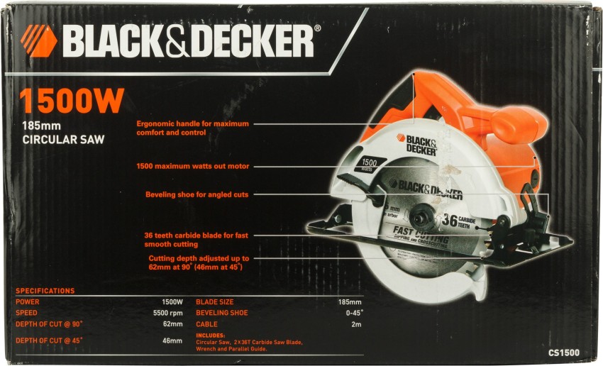 BLACK DECKER CS1500 IN Wood Cutter Price in India Buy