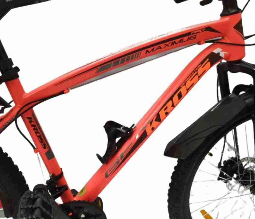 Kross Maximus Pro 26T 21Speed Double Disc Brake Shocker Red 26 T Mountain Hardtail Cycle Price in India Buy Kross Maximus Pro 26T 21Speed Double Disc Brake Shocker Red 26 T Mountain Hardtail