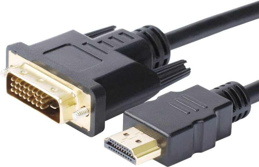 spincart HDMI Cable 1.5 m ,HDMI to DVI Cable Cable DVI D 24+1 to