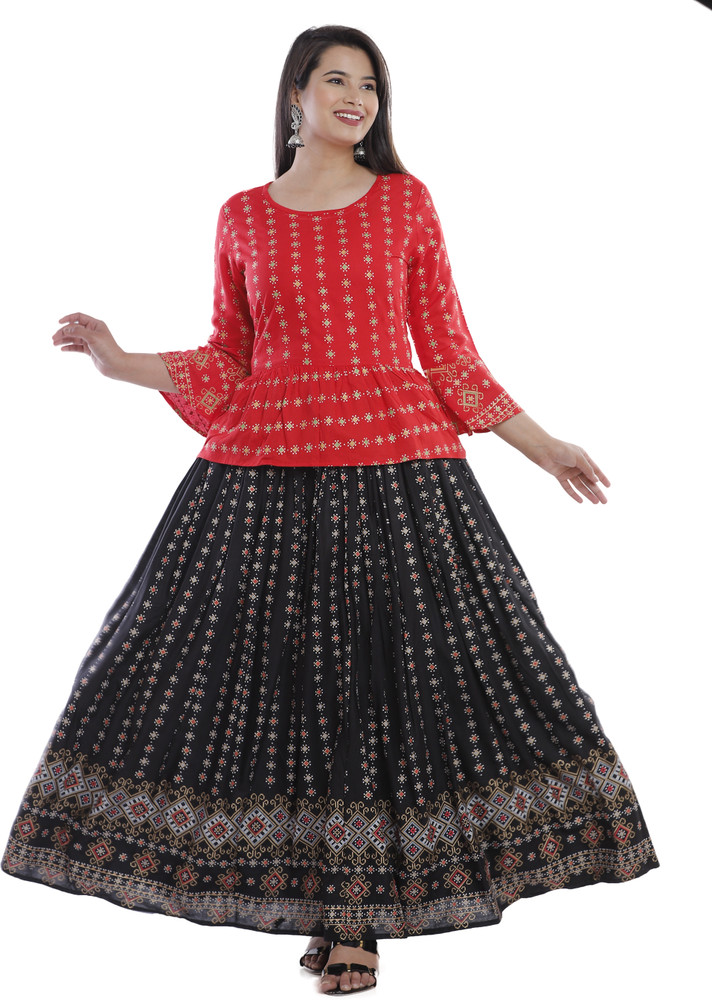 tops for ethnic long skirts