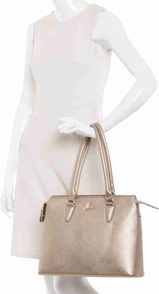 Buy LAVIE Women Gold Handbag GOLD Online Best Price in India