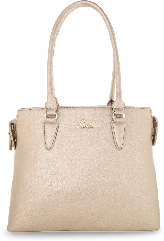 Buy LAVIE Women Gold Handbag GOLD Online Best Price in India