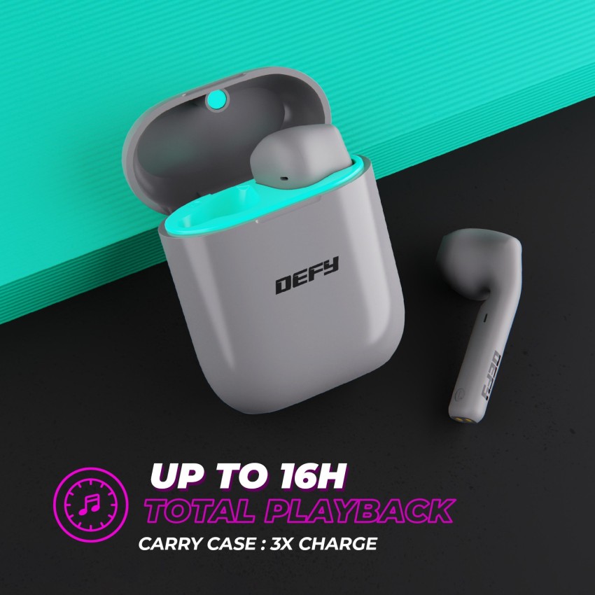 DEFY Gravity DTWS01 Bluetooth Headset Price in India - Buy DEFY Gravity  DTWS01 Bluetooth Headset Online - DEFY 