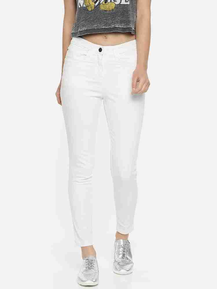 Avenue white jeans clearance