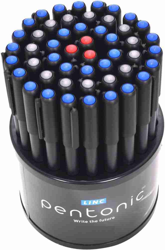 Pentonic 0.7 mm Ball Pen Tumbler Set | Black Matte Finish Body
